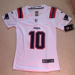 NWT Women's New England Patriots Mac Jones Nike White Player Jersey size small